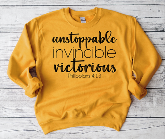 Philippians 4:13 Sweatshirt