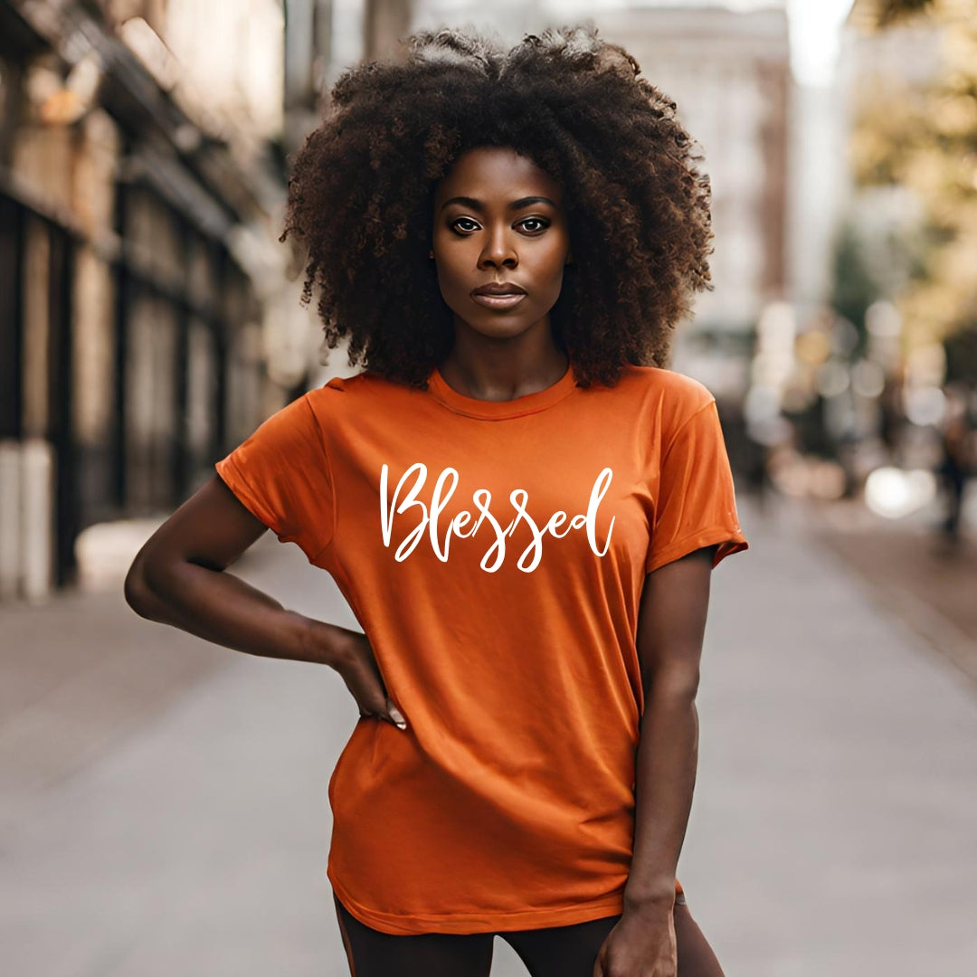 Signature I Am Blessed Tee