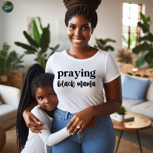 Praying Black Mama Tee