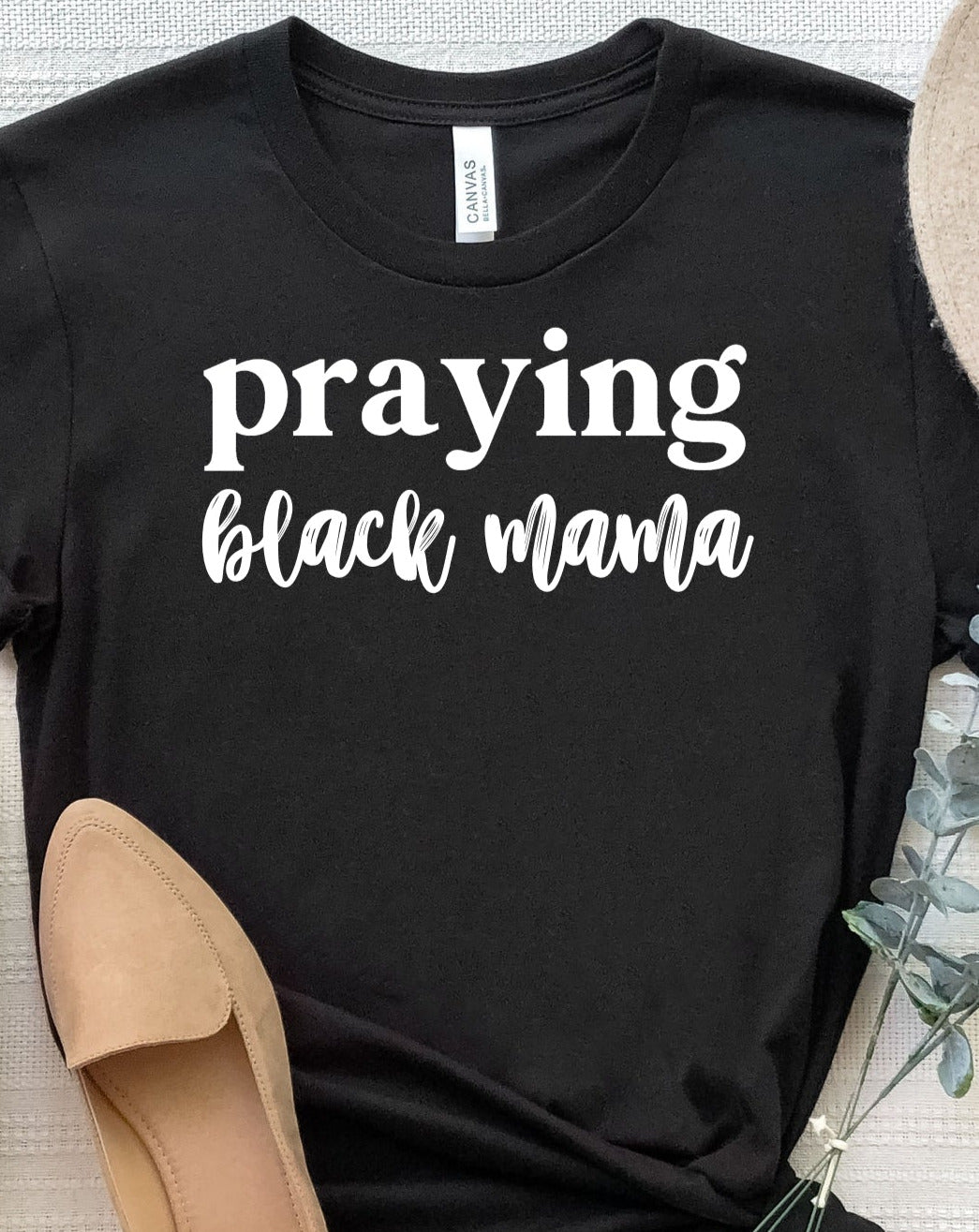 Praying Black Mama Tee